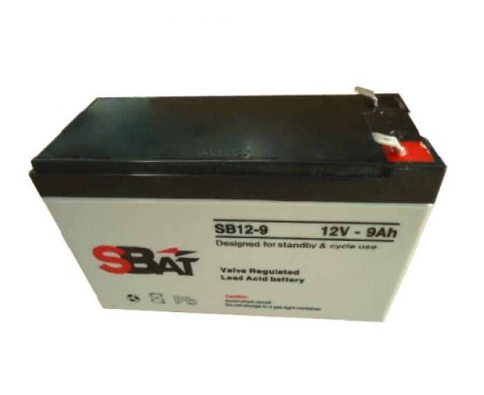 Батерия SBat 12-9, 12V 9Ahна ниска цена с бърза доставка - BestPC.BG