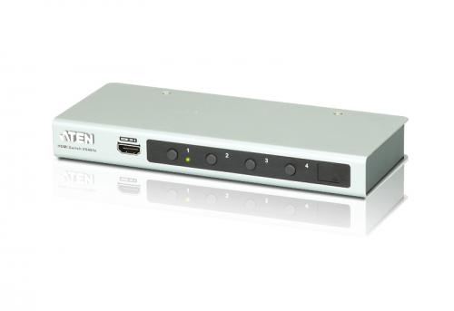 Кабел/адаптер ATEN VS481B :: HDMI Switch, 4x 1, Ultra HD 4K резолюция, RS-232 и IR превключванена ниска цена с бърза доставка - BestPC.BG