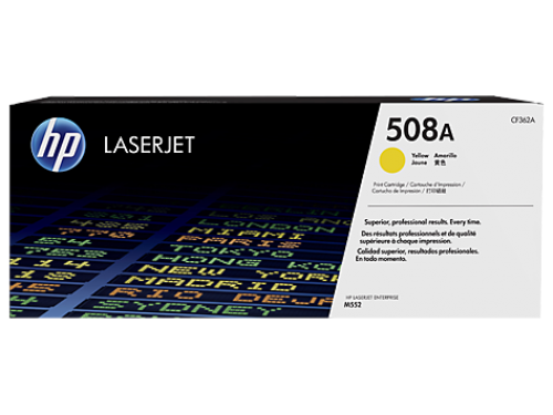 Тонер за лазерен принтер HP 508A Yellow Original LaserJet Toner Cartridge (CF362A)на ниска цена с бърза доставка - BestPC.BG
