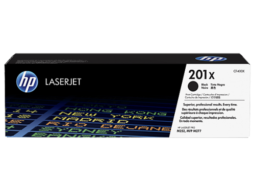Тонер за лазерен принтер HP 201X High Capacity Black Original LaserJet Toner Cartridge (CF400X)на ниска цена с бърза доставка - BestPC.BG