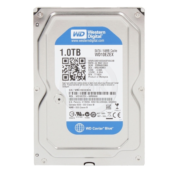 HDD вътрешен Western Digital 1TB Blue, WD10EZEX, 7200rpm - Употребяванна ниска цена с бърза доставка - BestPC.BG