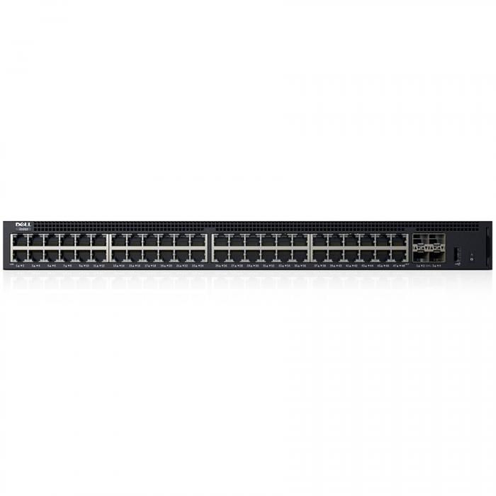 Комутатор/Суич Dell Networking X1052 Smart Web Managed Switch, 48x 1GbE and 4x 10GbE SFP+ portsна ниска цена с бърза доставка - BestPC.BG