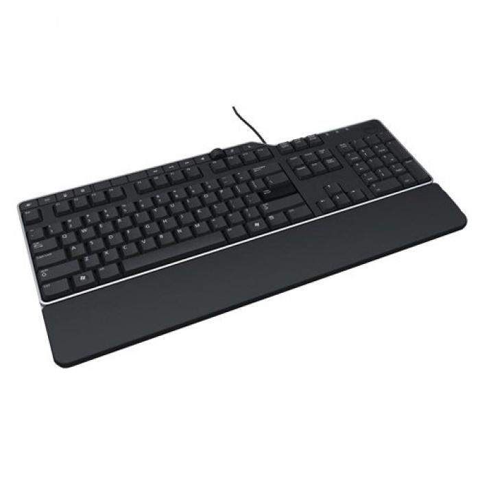 Клавиатура US-Euro (QWERTY) Dell KB-522 Wired Business Multimedia USB Keyboard Чернана ниска цена с бърза доставка - BestPC.BG