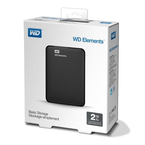 HDD външен HDD 2TB USB 3.0 Elements Portable Blackна ниска цена с бърза доставка - BestPC.BG