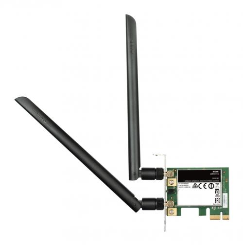 WiFi безжична карта/адаптер D-Link Wireless AC1200 DualBand PCIe Adapterна ниска цена с бърза доставка - BestPC.BG