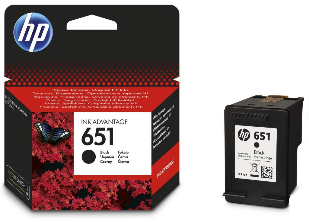 Касета с мастило HP 651 Black Ink Cartridge на ниска цена с бърза доставка - BestPC.BG
