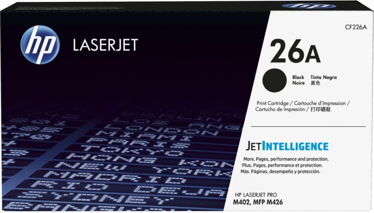Тонер за лазерен принтер HP 26A Black Original LaserJet Toner Cartridge (CF226A)на ниска цена с бърза доставка - BestPC.BG