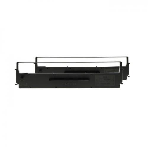 Лента за матричен принтер Epson SIDM Black Ribbon Cartridge for LX-350-300+-300+II, Dualpackна ниска цена с бърза доставка - BestPC.BG
