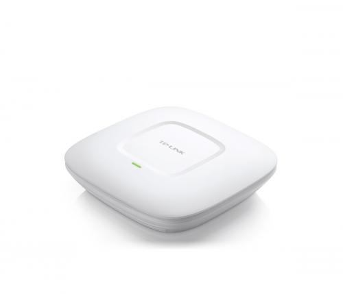 Точка за достъп TP-LINK EAP110, 300Mbps, 2.4GHz, 100Mbps порт, Passive PoE, тавана ниска цена с бърза доставка - BestPC.BG