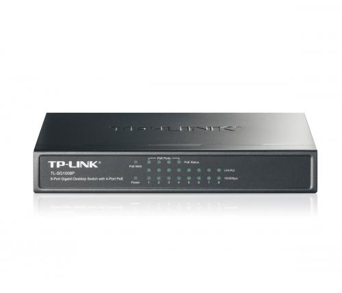 Комутатор/Суич TP-LINK TL-SG1008Pна ниска цена с бърза доставка - BestPC.BG