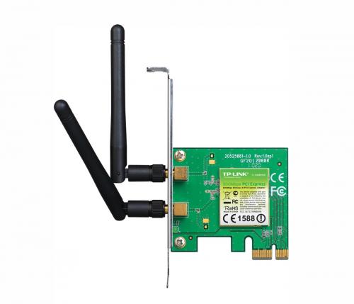 WiFi безжична карта/адаптер Адаптер за мрежа TP-LINK TL-WN881ND, N300 Wireless PCI Express Адаптерна ниска цена с бърза доставка - BestPC.BG
