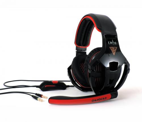 Геймърски Жични Gaming Слушалки, Gamdias, EROS GHS2200, Черни/червени, 3.5mm v1.1на ниска цена с бърза доставка - BestPC.BG