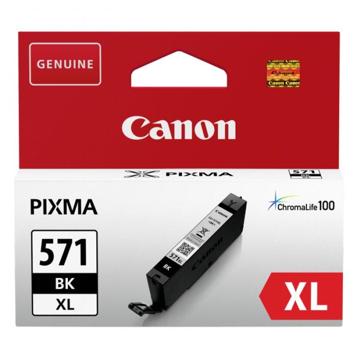 Касета с мастило CANON CLI-571XL BKна ниска цена с бърза доставка - BestPC.BG