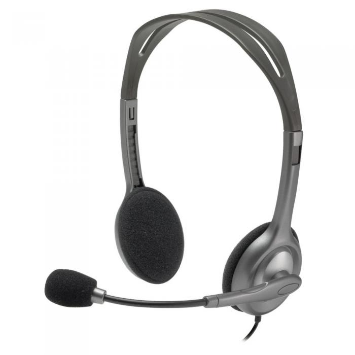 Слушалки Logitech Stereo Headset H111на ниска цена с бърза доставка - BestPC.BG