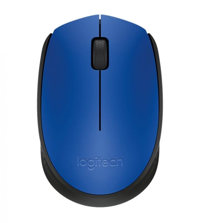 Мишка Logitech Wireless Mouse M171 Черна/Синяна ниска цена с бърза доставка - BestPC.BG