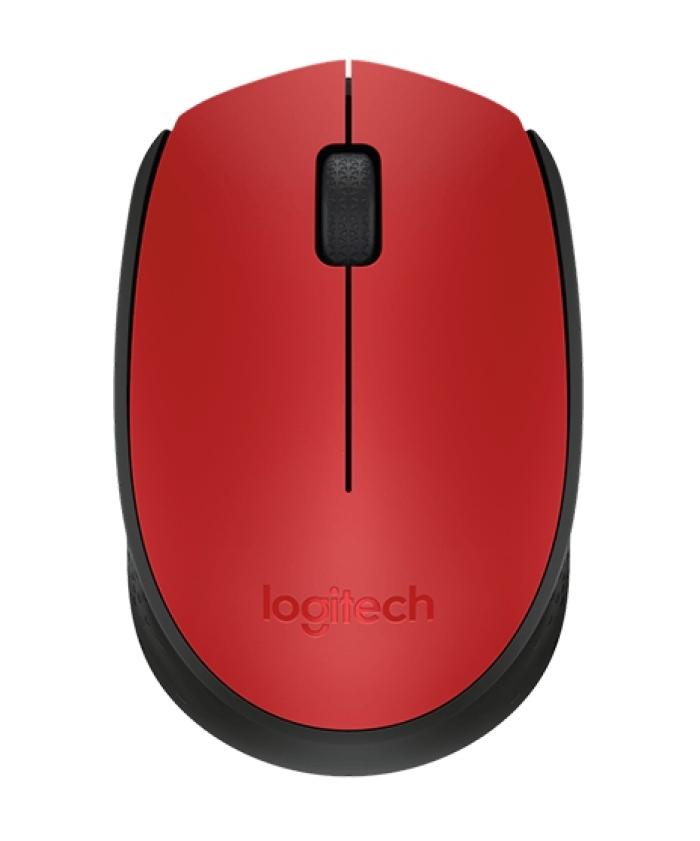 Мишка Logitech Wireless Mouse M171 Червена/Чернана ниска цена с бърза доставка - BestPC.BG