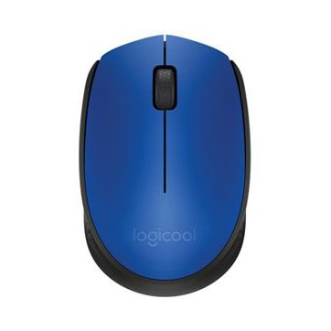 Мишка LOGITECH M171 Wireless Mouse - Черна/Синяна ниска цена с бърза доставка - BestPC.BG