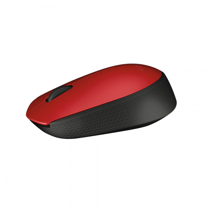 Мишка LOGITECH M171 WL Червена/Чернана ниска цена с бърза доставка - BestPC.BG