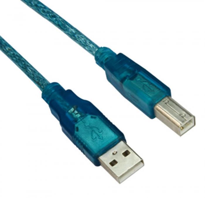 Кабел USB 2.0 AM - BM - CU201-TL-1.8mна ниска цена с бърза доставка - BestPC.BG