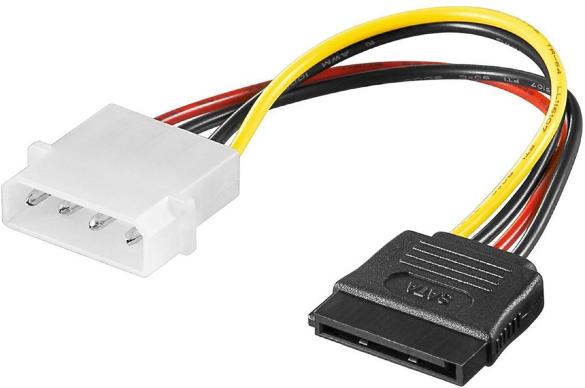 Адаптер SATA Power M - Molex 4pin - CE359на ниска цена с бърза доставка - BestPC.BG