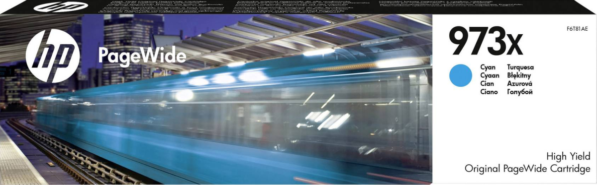 Касета с мастило HP 973X High Yield Cyan Original PageWide Cartridgeна ниска цена с бърза доставка - BestPC.BG