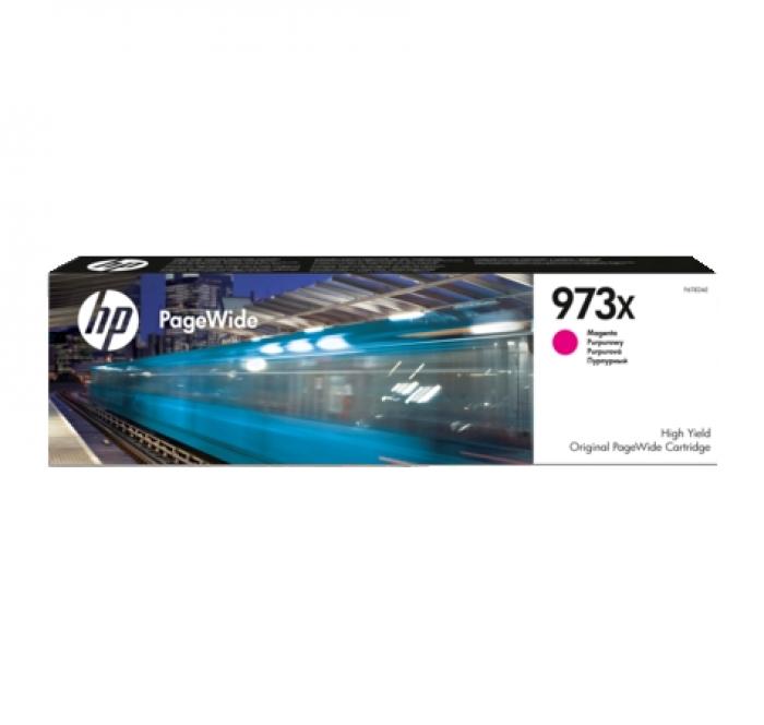 Касета с мастило HP 973X High Yield Magenta Original PageWide Cartridgeна ниска цена с бърза доставка - BestPC.BG