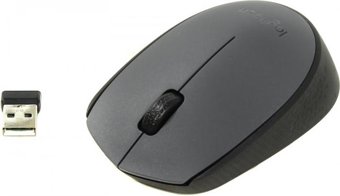 Мишка Logitech Wireless Mouse M170 Greyна ниска цена с бърза доставка - BestPC.BG