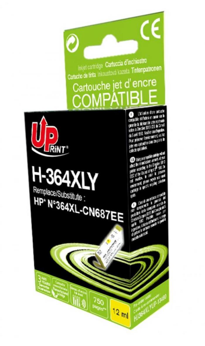 Касета с мастило Глава съвместима Yellow No364XL HP Photosmart Plus, Premium, 12 mlна ниска цена с бърза доставка - BestPC.BG