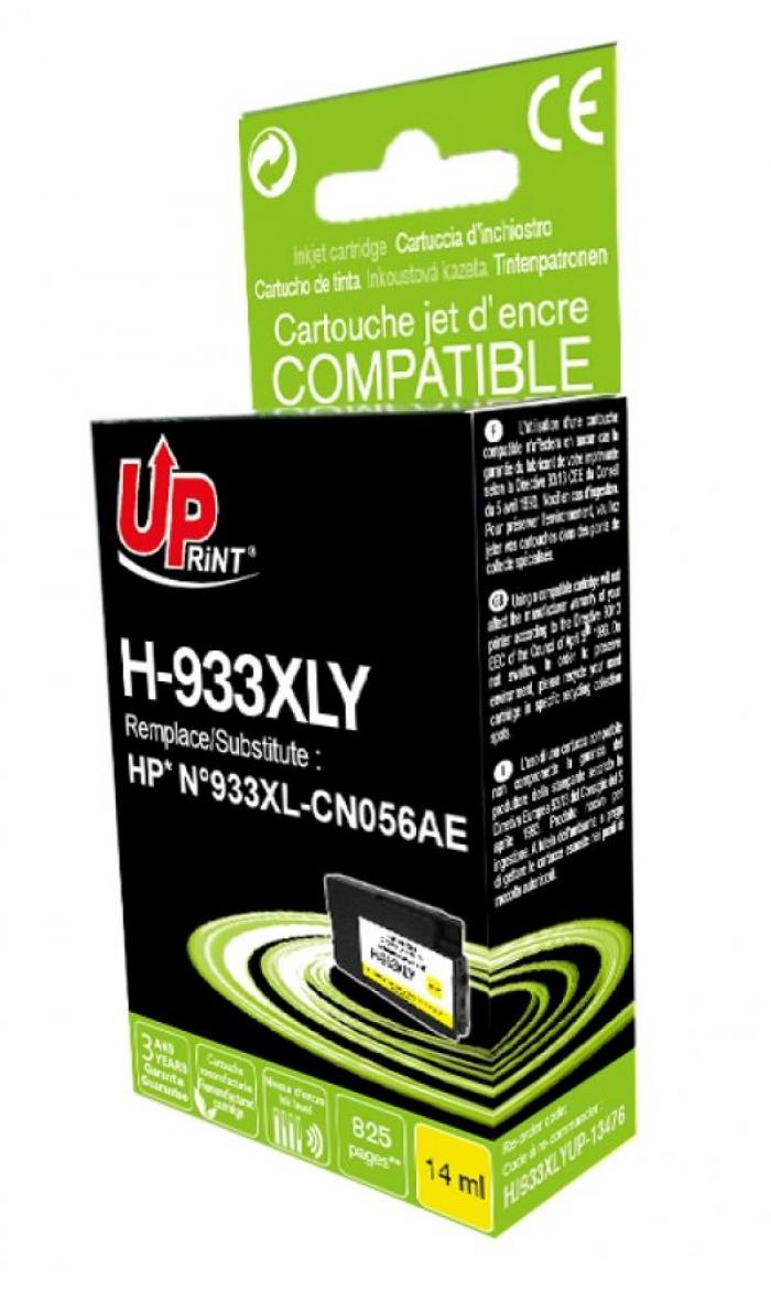Касета с мастило Глава за струен принтер HP 933XL,CN056A Yellow, 14 ml, 825k, Uprintна ниска цена с бърза доставка - BestPC.BG