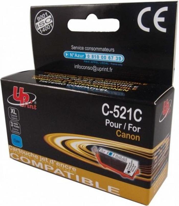 Касета с мастило Патрон с ЧИП CANON CLI-521 Cyan 10 ml, iP3600-MP540-550-620-980-MX860на ниска цена с бърза доставка - BestPC.BG