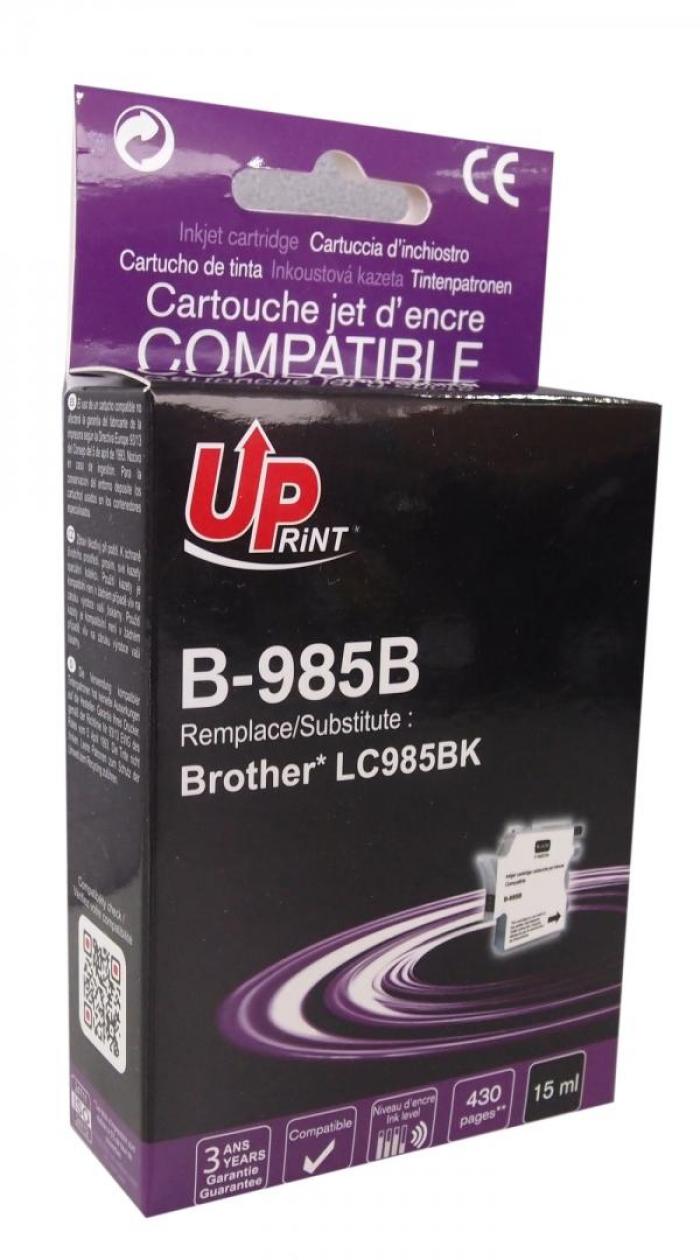 Касета с мастило Патрон BROTHER LC985 BLACK, DCP-J125-J315W-MFCJ265W-415W, 15 ml 430k Uprintна ниска цена с бърза доставка - BestPC.BG