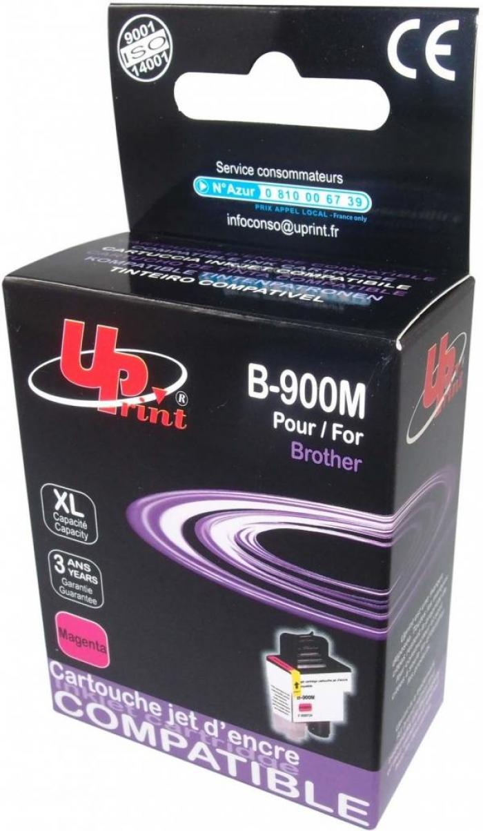 Касета с мастило Патрон BROTHER LC900 13,5ml MAGENTA MFC210/ 5840 / DCP110/310, 480k Uprintна ниска цена с бърза доставка - BestPC.BG