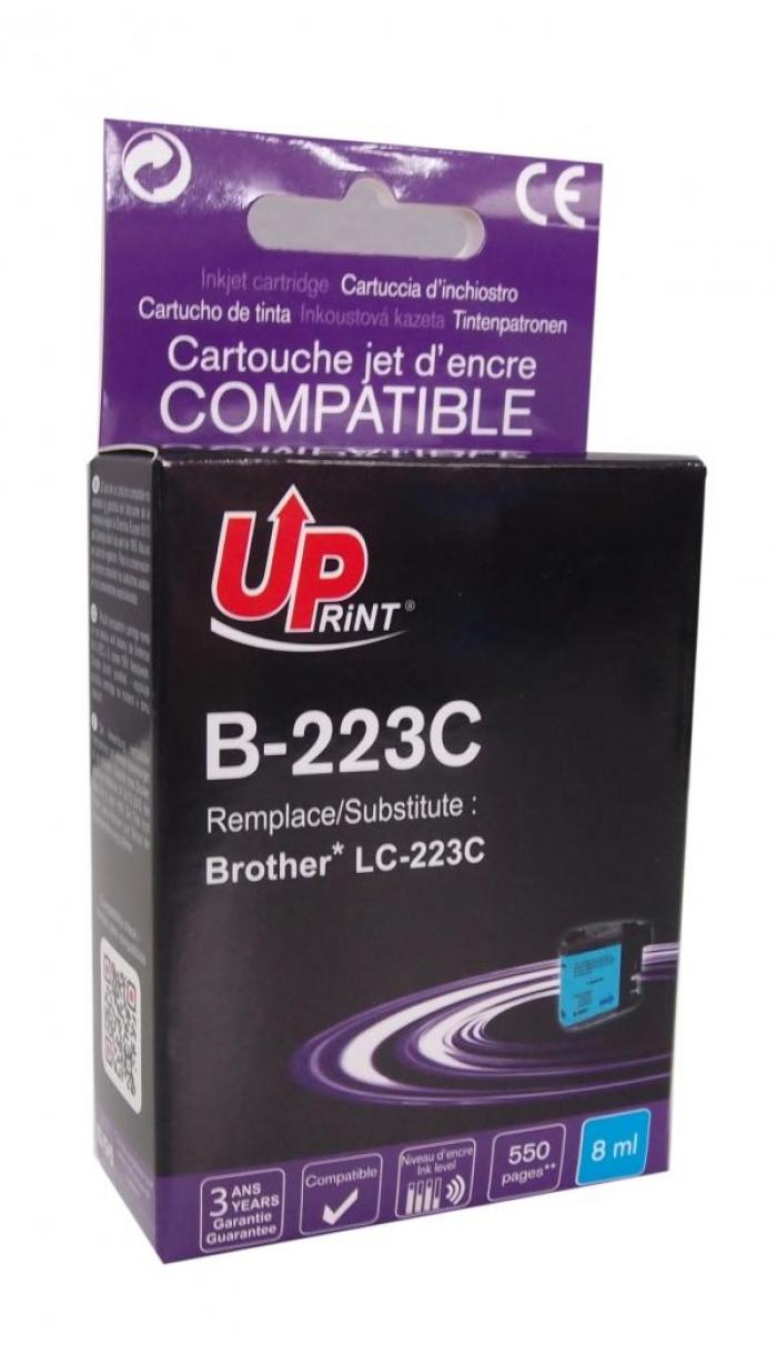 Касета с мастило Патрон BROTHER LC223 CYAN, 8 ml 550k Uprintна ниска цена с бърза доставка - BestPC.BG
