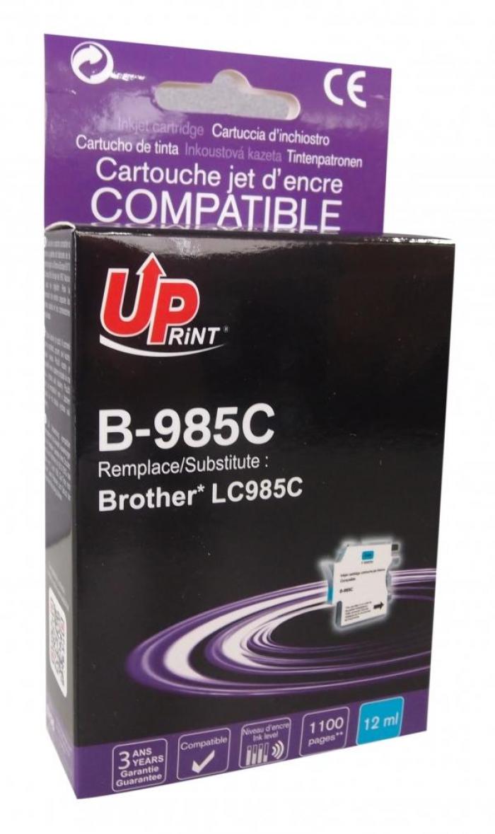 Касета с мастило Патрон BROTHER LC985 CYAN, 12 ml 800 k, Uprintна ниска цена с бърза доставка - BestPC.BG