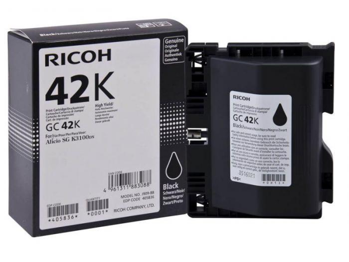 Мастило гел RICOH GC42K, 10000 копия , Черенна ниска цена с бърза доставка - BestPC.BG