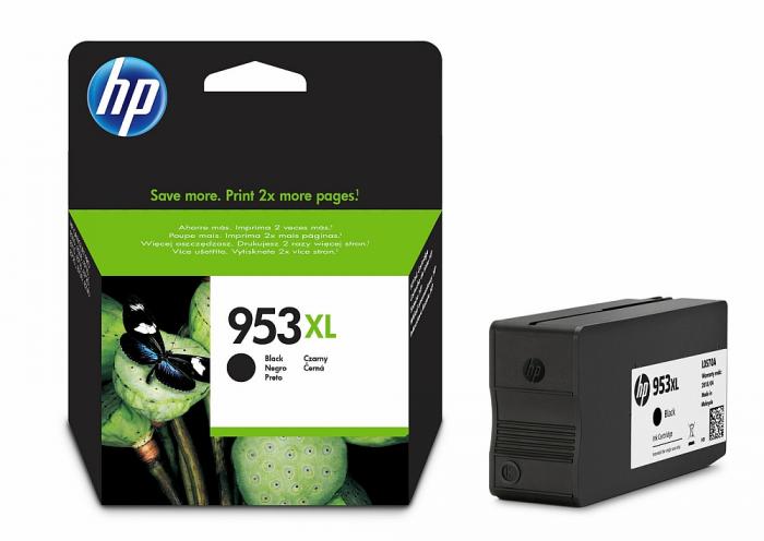 Касета с мастило HP 953XL High Yield Black Original Ink Cartridgeна ниска цена с бърза доставка - BestPC.BG