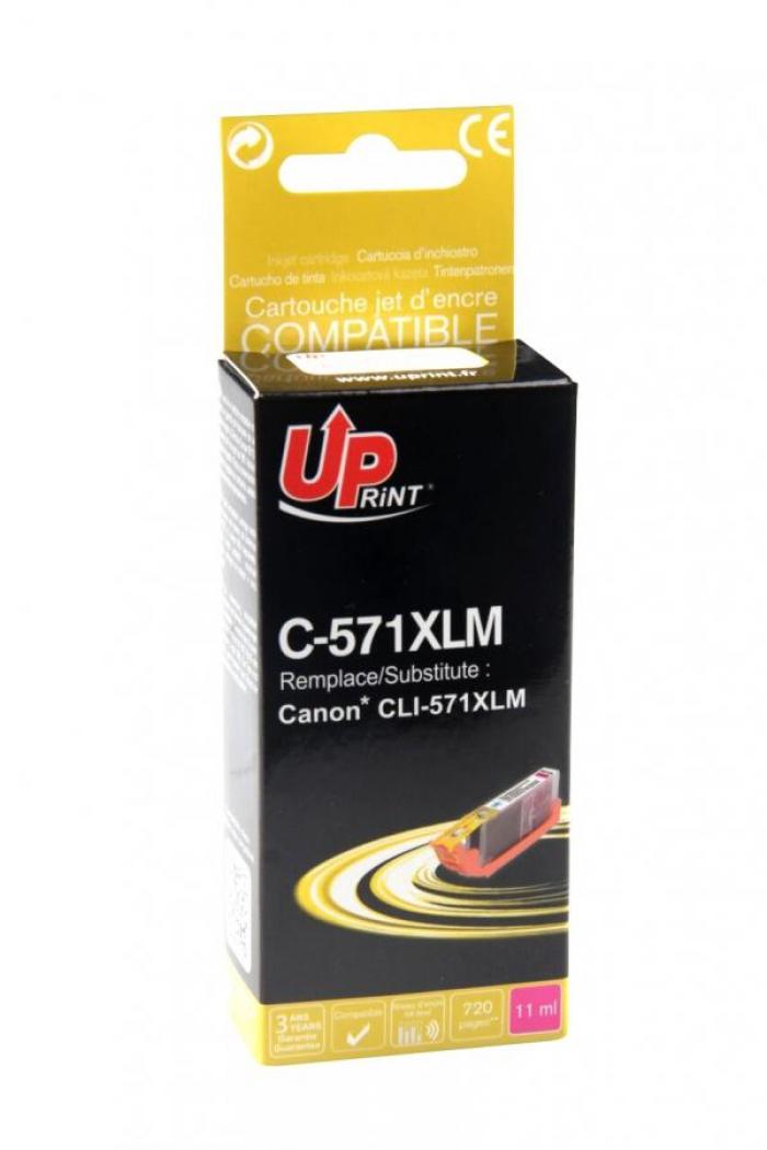 Касета с мастило Патрон CANON CLI-571 XL Magenta 11ml, 720k, Uprintна ниска цена с бърза доставка - BestPC.BG