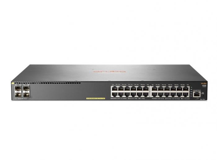 Комутатор/Суич HPE Aruba Networking 2930F 24G PoE+ 4SFP+ TAA-compliant Switchна ниска цена с бърза доставка - BestPC.BG