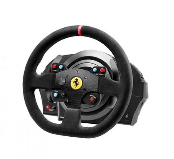 Мултимедиен продукт Волан THRUSTMASTER, T300 Ferrari Alcantara Edition, за PC - PS3 - PS4на ниска цена с бърза доставка - BestPC.BG
