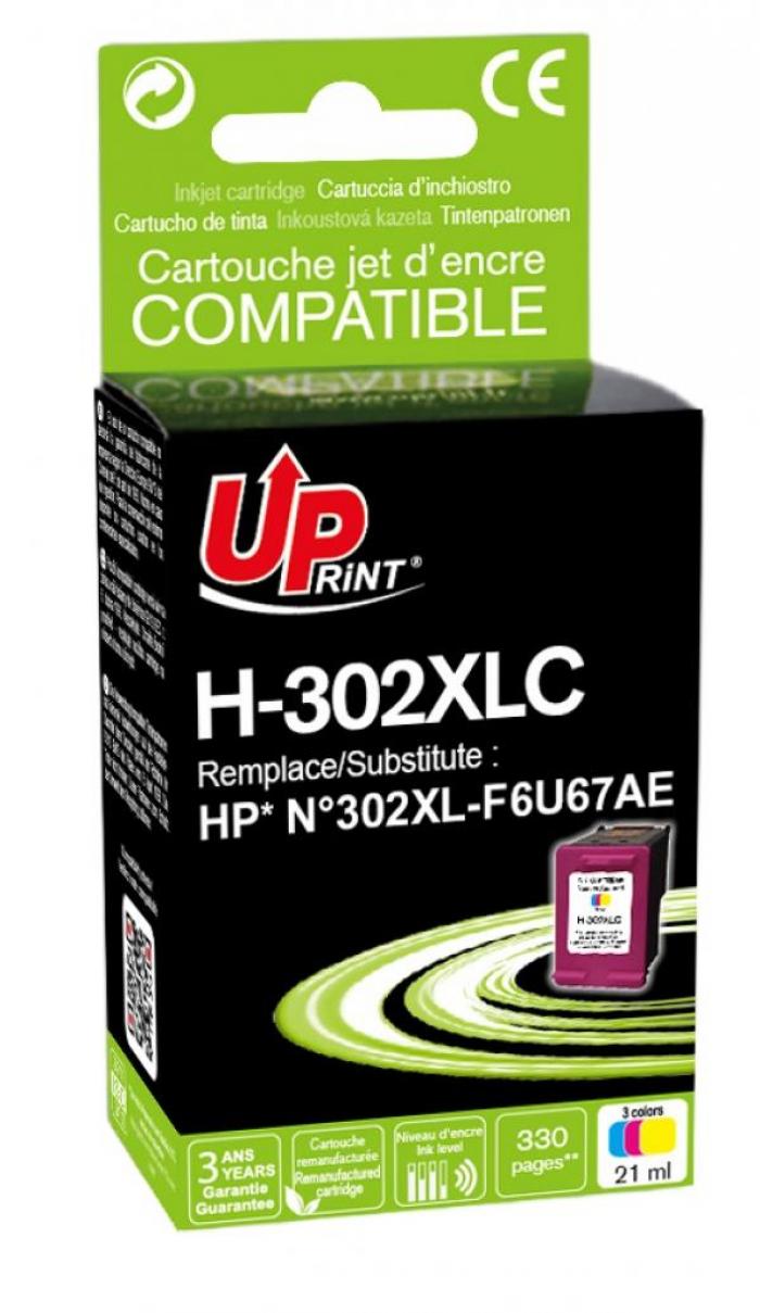 Касета с мастило Глава за струен принтер HP 302XL Color , 21 ml, 330 k.Uprintна ниска цена с бърза доставка - BestPC.BG