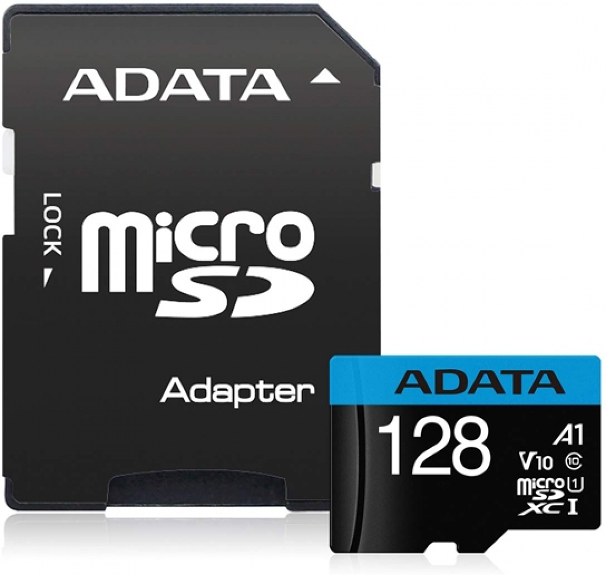 Micro SDXC 128GB UHS-I Class 10 + SD Adapter, Adataна ниска цена с бърза доставка - BestPC.BG