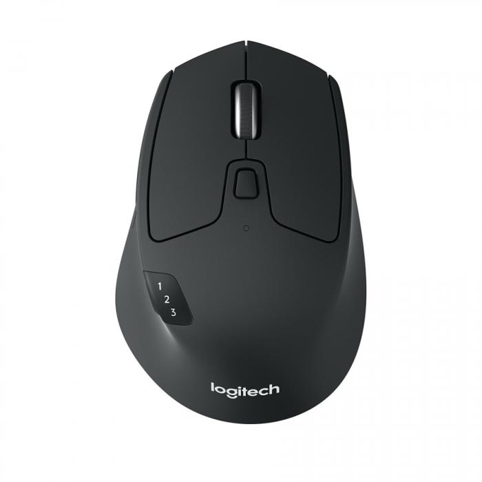 Мишка Logitech M720 Triathlon Mouse - 1000 dpi - USB - Bluetooth - Чернана ниска цена с бърза доставка - BestPC.BG