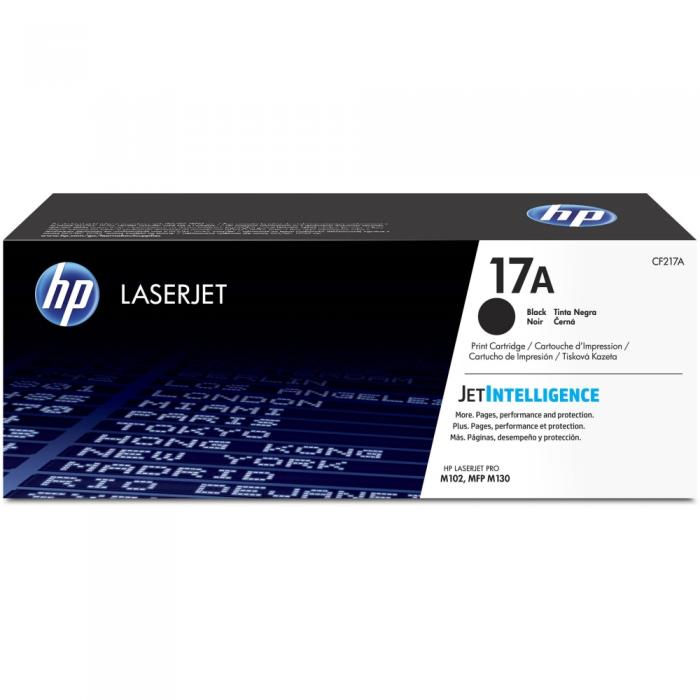 Тонер за лазерен принтер HP 17A Black Original LaserJet Toner Cartridge (CF217A)на ниска цена с бърза доставка - BestPC.BG
