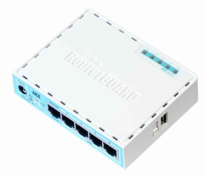 Рутер MikroTik RB750Gr3, hEX, 256MB, 5xGE, RouterOS L4, plastic case, PSU, USBна ниска цена с бърза доставка - BestPC.BG