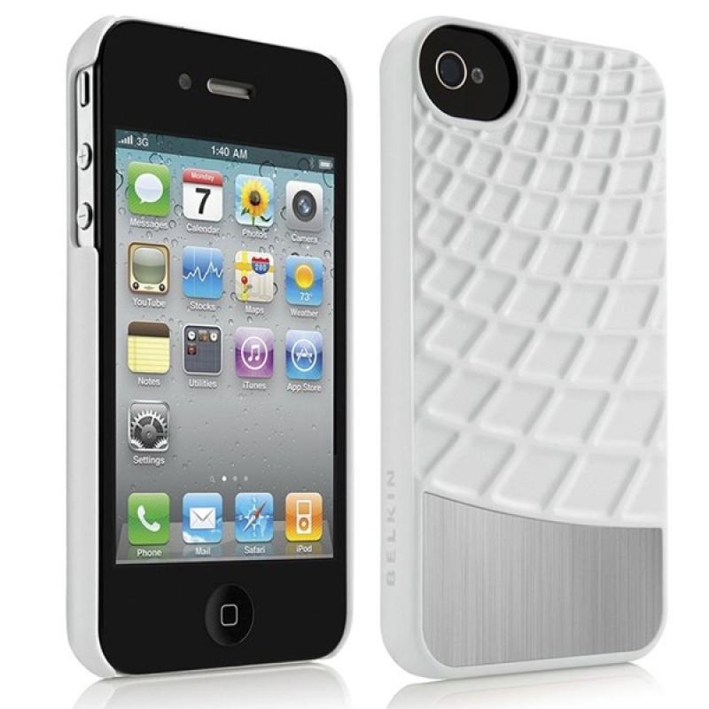 Калъф за смартфон Back Cover Belkin for iPhone 4-4S, Whiteна ниска цена с бърза доставка - BestPC.BG