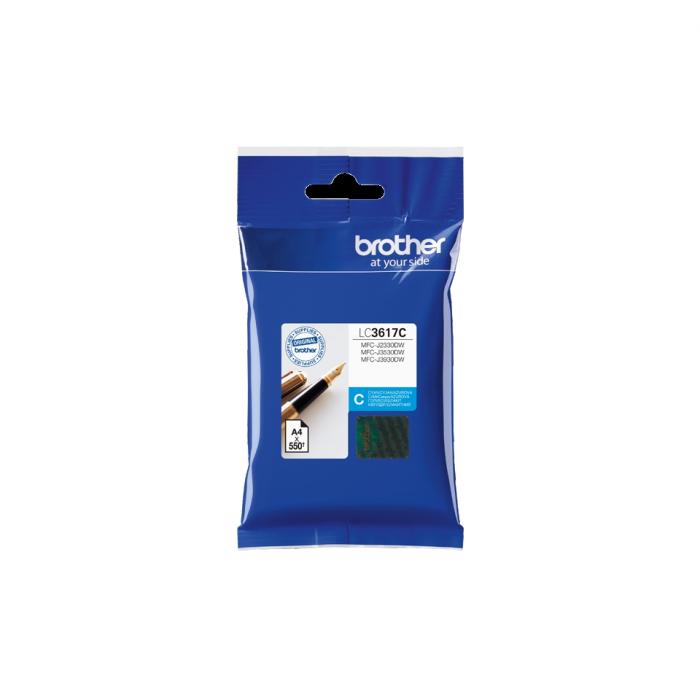 Касета с мастило Brother LC-3617 Cyan Ink Cartridge for MFC-J2330DW-J3530DW-J3930DWна ниска цена с бърза доставка - BestPC.BG