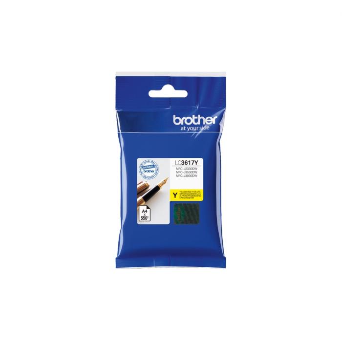 Касета с мастило Brother LC-3617 Yellow Ink Cartridge for MFC-J2330DW-J3530DW-J3930DWна ниска цена с бърза доставка - BestPC.BG