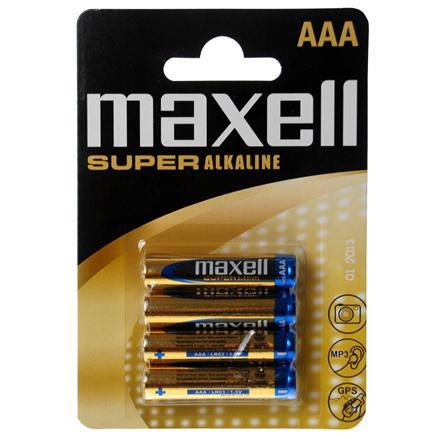 Супералкална батерия MAXELL LR-03 XL -4 бр. в опаковка- 1.5Vна ниска цена с бърза доставка - BestPC.BG