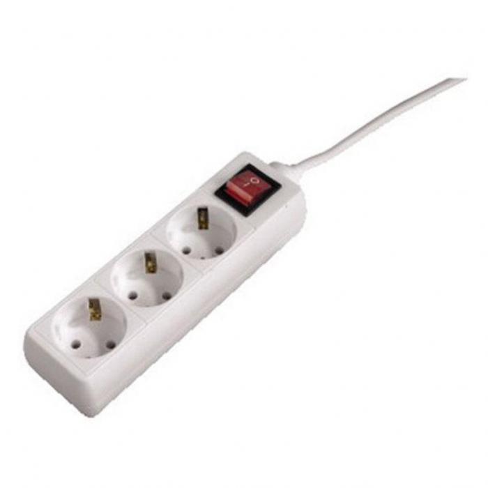 Разклонител HAMA, 3гнезда, 30382на ниска цена с бърза доставка - BestPC.BG