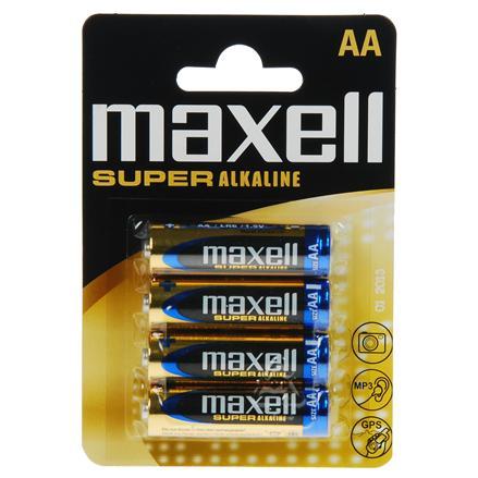 Батерия Супералкална MAXELL LR-6 XL -4 бр. в блистер- 1.5Vна ниска цена с бърза доставка - BestPC.BG